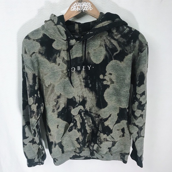 obey bleached hoodie